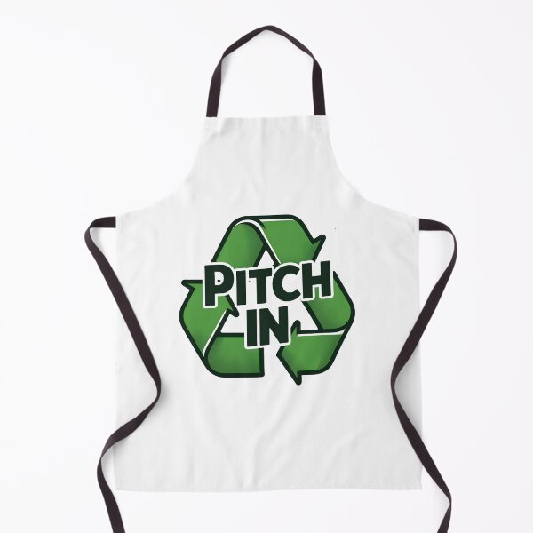 Item preview, Pitch In Anti Littering No Environment Trash Anti-Litter designed and sold by ThreadCloud.
