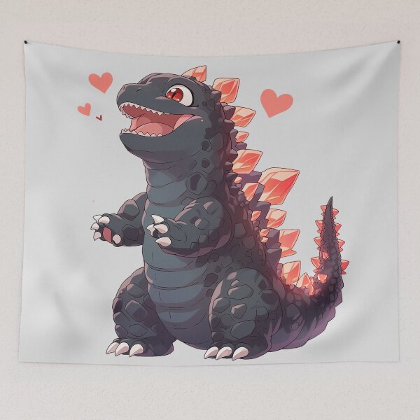 Item preview, chibi godzilla designed and sold by skateras.