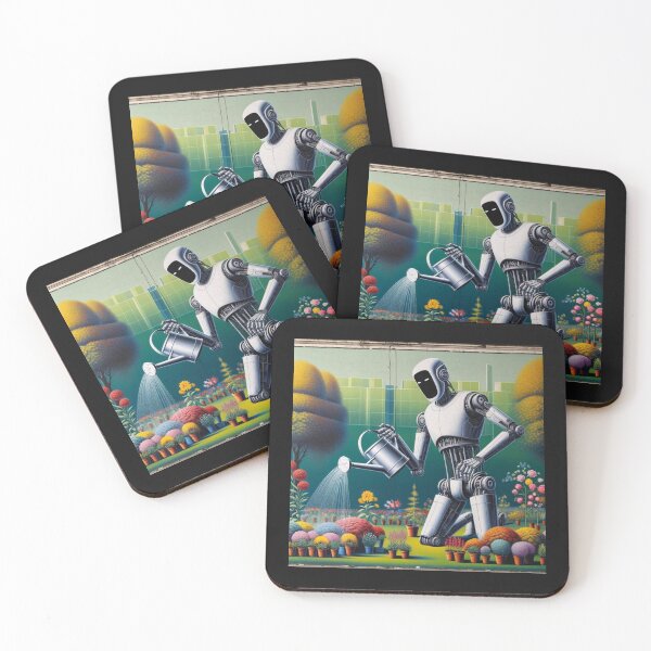 Item preview, Tesla bot designed and sold by TEEJAMBOREE.
