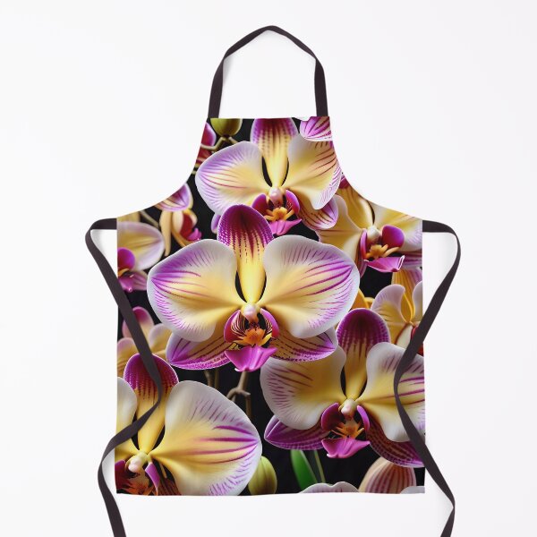 Aperçu de l'œuvre Colorful Orchid Flower Pattern créée et vendue par TheArtOfPat.