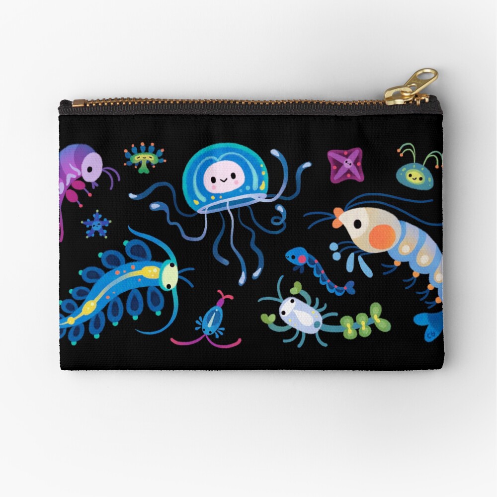 Zooplankton Zipper Pouch