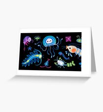 Zooplankton Greeting Card