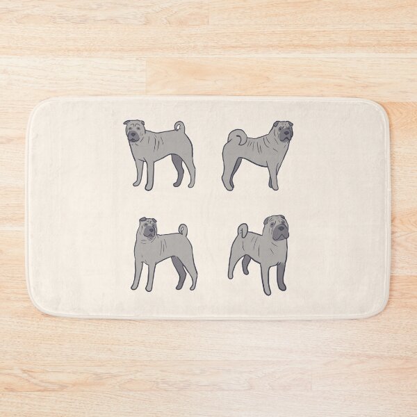 Item preview,  Gray shar pei dog pack  designed and sold by Mayarart.
