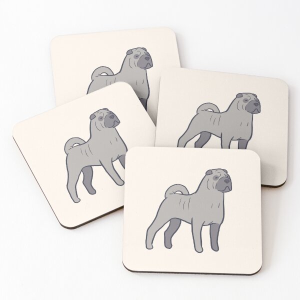 Item preview, Cute shar pei dog illustration  designed and sold by Mayarart.