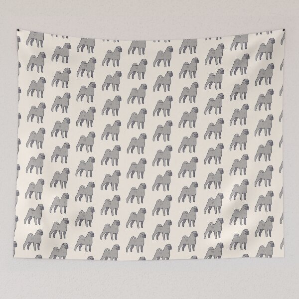 Item preview, Cute shar pei dog illustration  designed and sold by Mayarart.