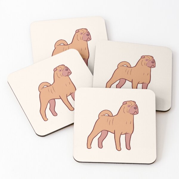 Item preview, Cute shar pei dog art  designed and sold by Mayarart.