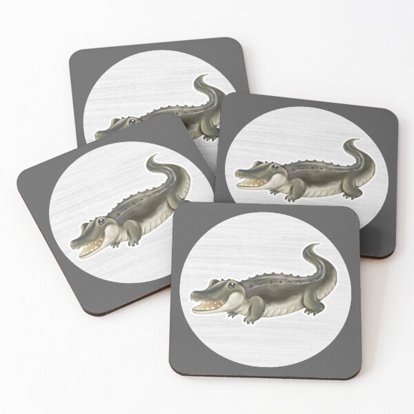 Item preview, Cute Crocodile Watercolor Drawing designed and sold by LivingColorful.