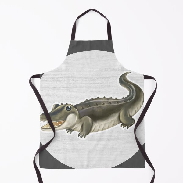 Item preview, Cute Crocodile Watercolor Drawing designed and sold by LivingColorful.