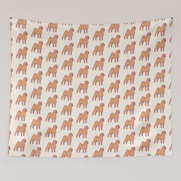 Item preview, Cute shar pei dog art  designed and sold by Mayarart.