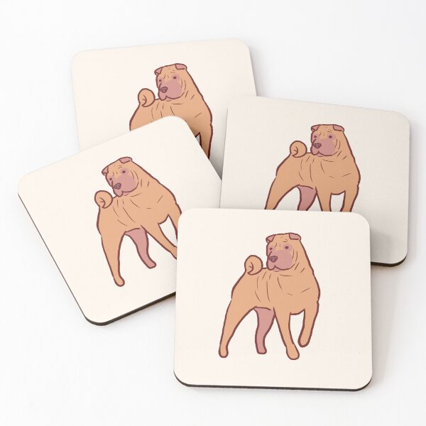 Item preview, Cute shar pei dog art  designed and sold by Mayarart.