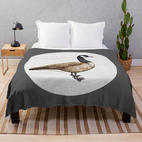 Item preview, Canadian Goose Watercolor Drawing designed and sold by LivingColorful.