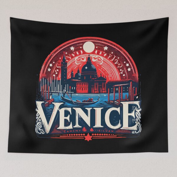 Item preview, Venice Travel Retro designed and sold by TomFrontierArt.