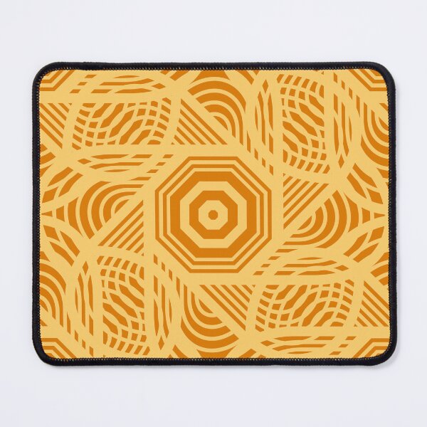 Item preview, Autumn Gold Pattern: Harvest Hex Design with Luxe Golden Textures designed and sold by Nimira.