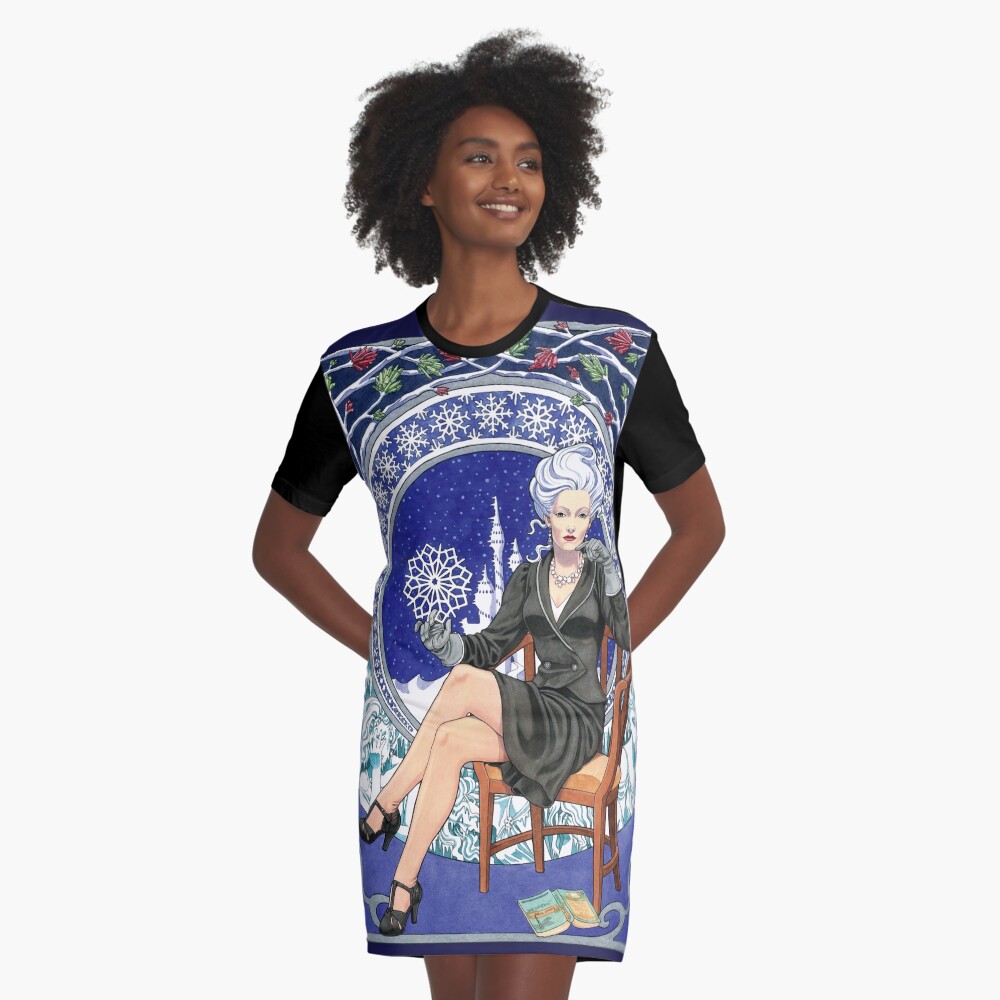 Item preview, Graphic T-Shirt Dress designed and sold by CaryadArtwork.
