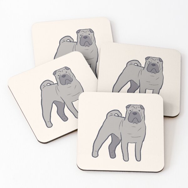 Item preview, Cute shar pei dog art  designed and sold by Mayarart.