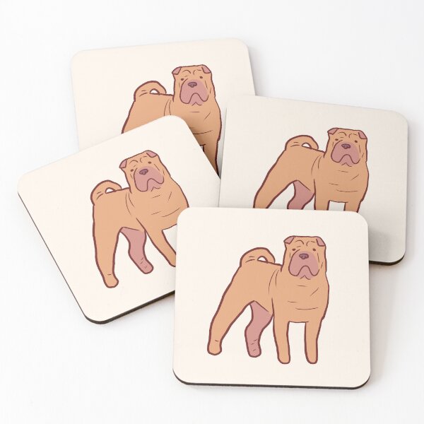Item preview, Cute shar pei dog art  designed and sold by Mayarart.