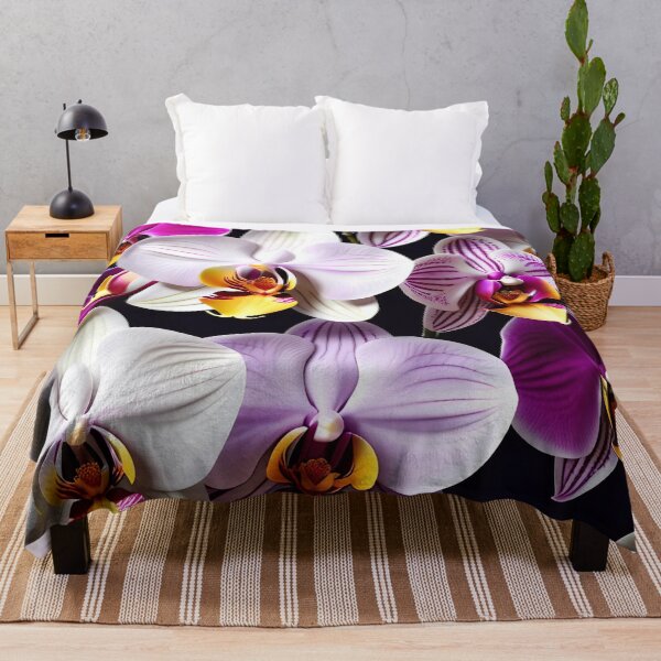 Item preview, Colorful Orchid Flower Pattern designed and sold by TheArtOfPat.