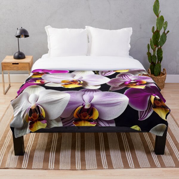Item preview, Colorful Orchid Flower Pattern designed and sold by TheArtOfPat.