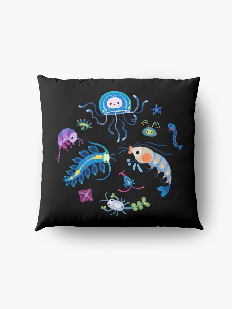 Alternate view of Zooplankton Floor Pillow