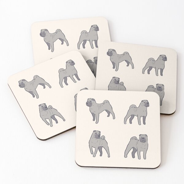 Item preview, Gray shar pei dog pack  designed and sold by Mayarart.