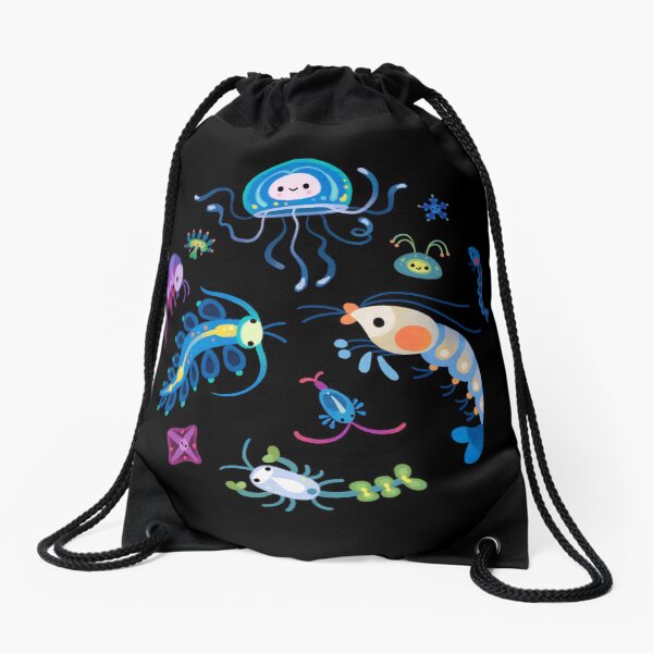 Zooplankton Drawstring Bag