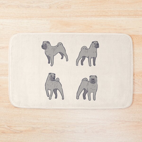 Item preview, Gray shar pei dog pack  designed and sold by Mayarart.