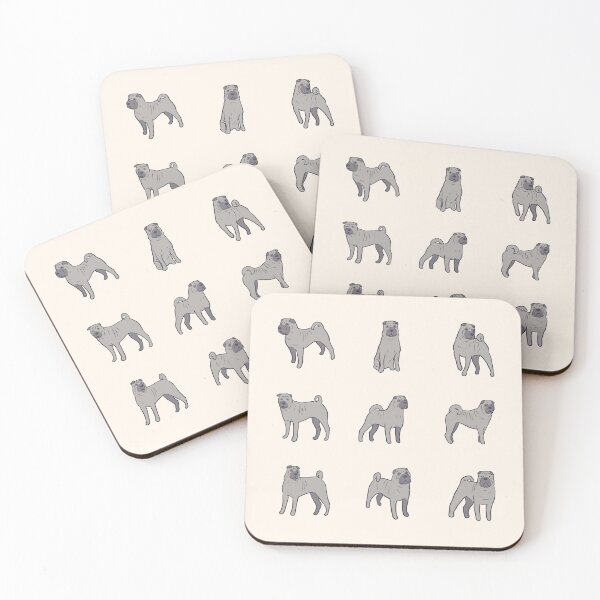 Item preview, Gray shar pei dog pack  designed and sold by Mayarart.