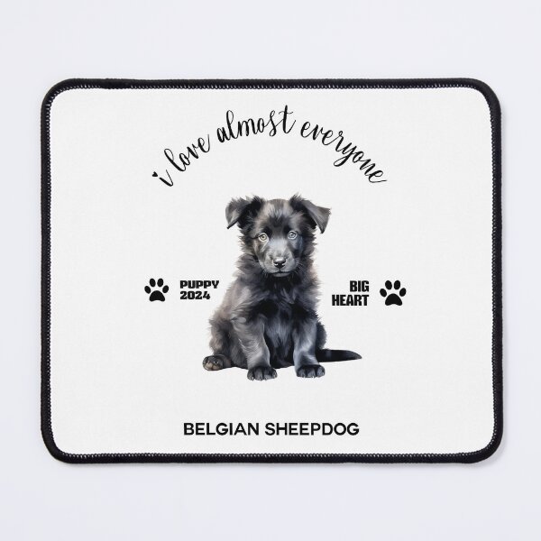 Item preview, Belgian Sheepdog  i love almost everyone  designed and sold by DavidBriot.