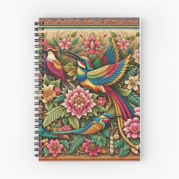 Item preview, Rainbow Bird in Flower Garden designed and sold by Illuministique.