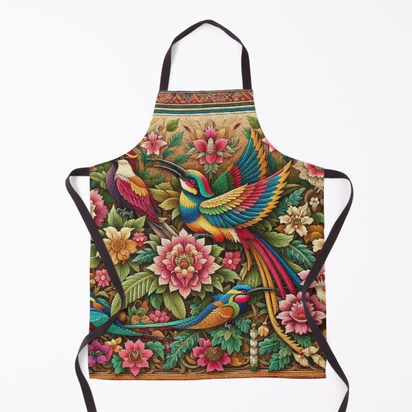 Item preview, Rainbow Bird in Flower Garden designed and sold by Illuministique.