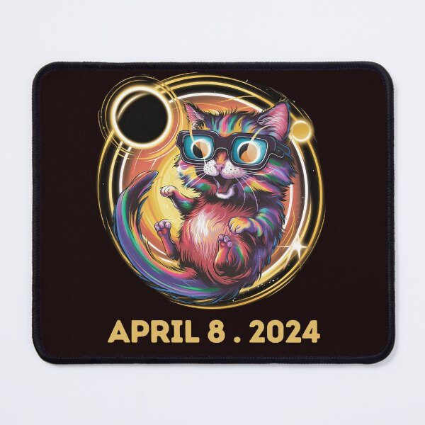 Item preview, Solar Eclipse 2024 Cat Wearing Solar Eclipse designed and sold by Creativedsigna.