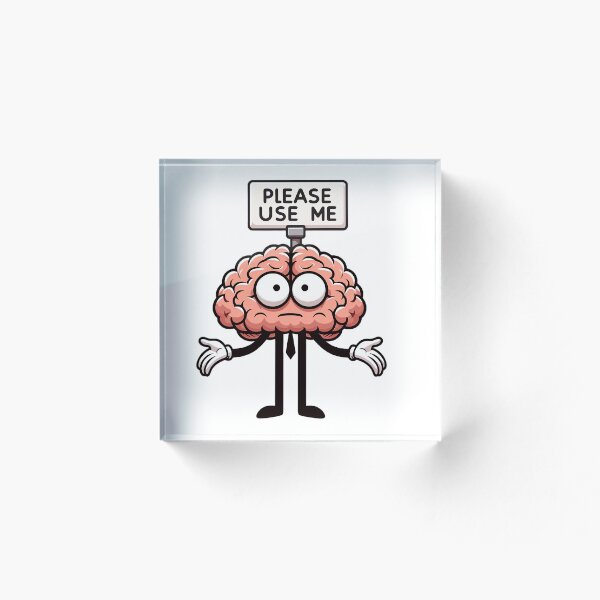 Item preview, Please Use Your Brain - Stickman Crew #5 designed and sold by TheRumblingNerd.