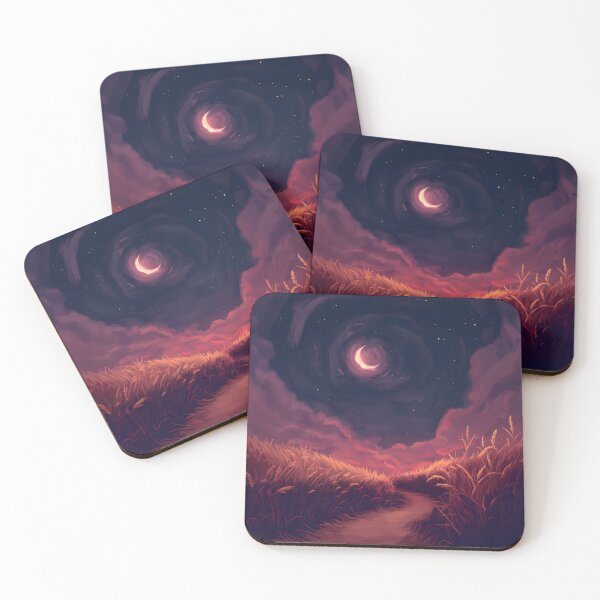Item preview, Reeds Under the Crescent Moon designed and sold by unimuse.