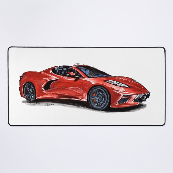 Item preview, Corvette C8 in metallic red designed and sold by Francohanekom.