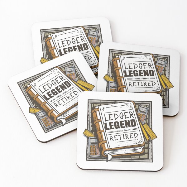 Aperçu de l'œuvre Ledger Legend Retraité Comptable à la retraite créée et vendue par DomTeesHaven.