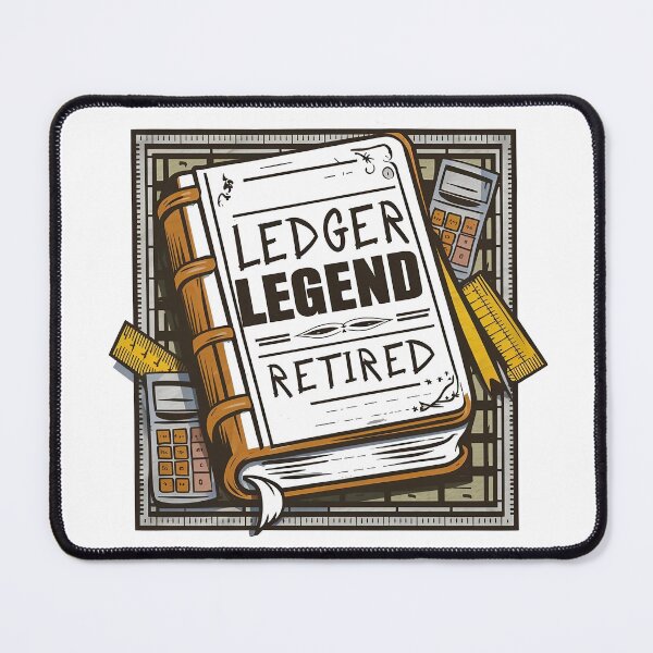 Item preview, Ledger Legend Retired Retired Accountant designed and sold by DomTeesHaven.