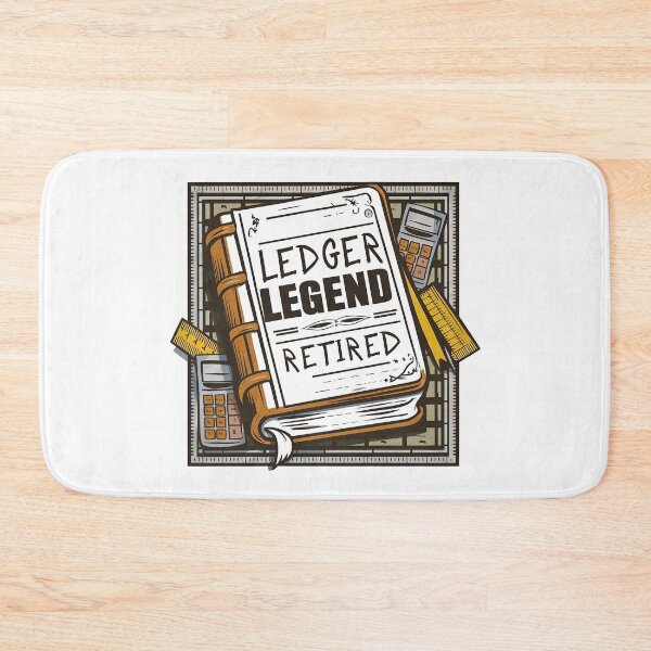 Aperçu de l'œuvre Ledger Legend Retraité Comptable à la retraite créée et vendue par DomTeesHaven.