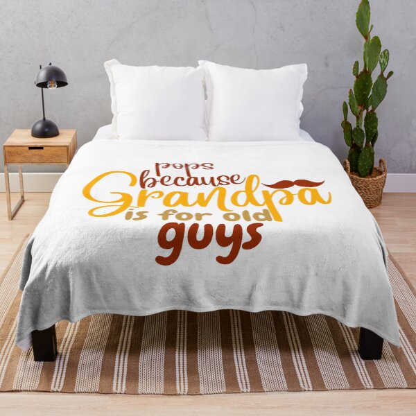 Item preview, Pops Because Grandpa Is for Old Guys, Funny Grandpa Essential T-Shirt designed and sold by podlook.