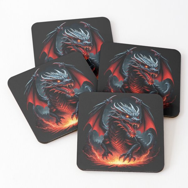 Item preview, Dark Dragon in a fire base designed and sold by Airod 07.