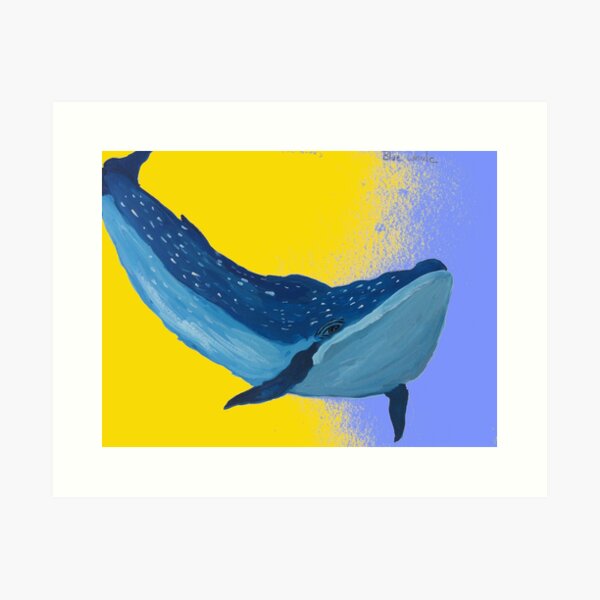 Item preview, Bright as a Blue Whale designed and sold by Justina Legoe.