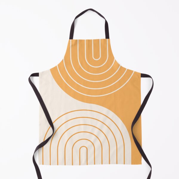Item preview, Geometric Lines Rainbow Abstract 4 in Gold Beige designed and sold by nineFlorals.