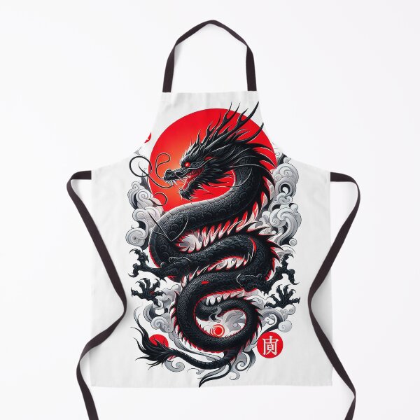 Item preview, JAPANESE DRAGON WITH RISING SUN designed and sold by PITARCHART.