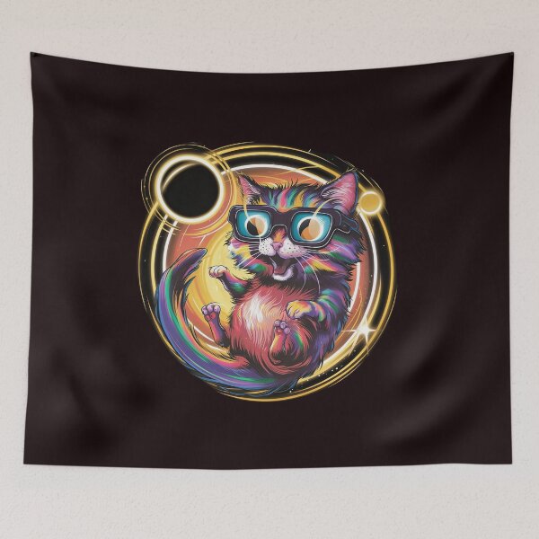 Item preview, Solar Eclipse 2024 Cat Wearing Solar Eclipse designed and sold by Creativedsigna.