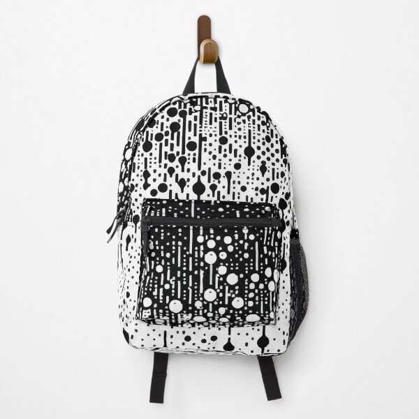 Item preview, Abstract Art Black And White Rain Drop Pattern designed and sold by TomFrontierArt.