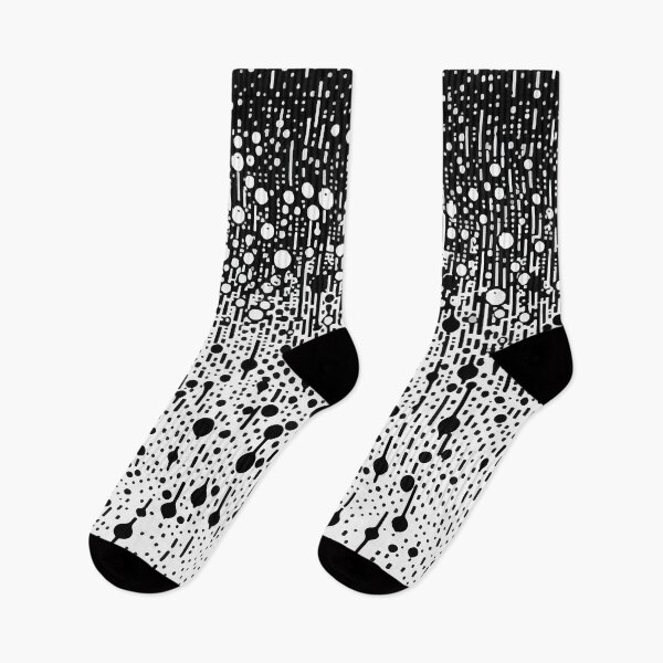 Item preview, Abstract Art Black And White Rain Drop Pattern designed and sold by TomFrontierArt.