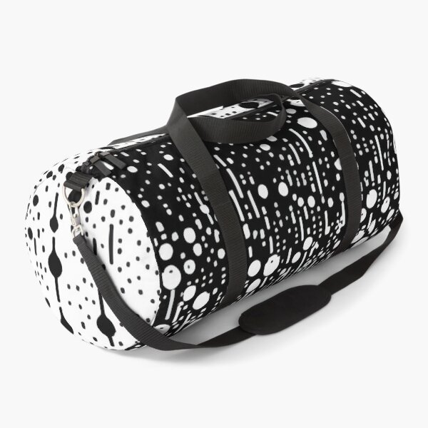 Item preview, Abstract Art Black And White Rain Drop Pattern designed and sold by TomFrontierArt.