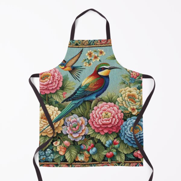 Item preview, Rainbow Birds in Flower Garden designed and sold by Illuministique.