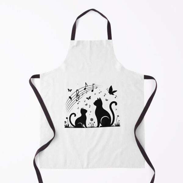 Item preview, Whimsical Nighttime Cats in Musical Harmony Butterfly designed and sold by BlueGoldArt.