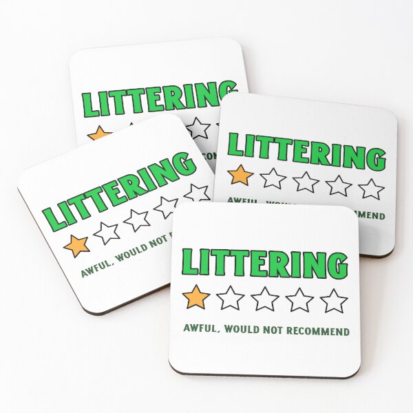 Item preview, Littering 1 Star Rating designed and sold by sydney-syder.
