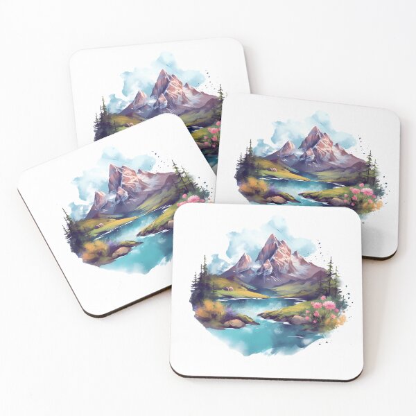 Item preview, mountain landscape designed and sold by ebialonestar.